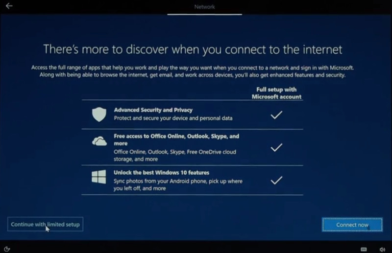 2022 08 16 PRVC MS Procedure d installation de windows 10 Step 01 network 02 FR PLA