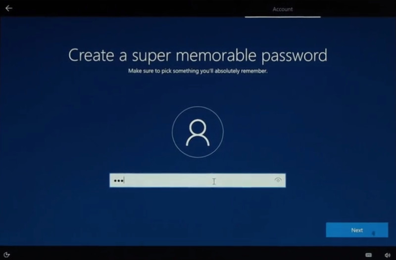 2022 08 16 PRVC MS Procedure d installation de windows 10 Step 02 account 01 FR PLA