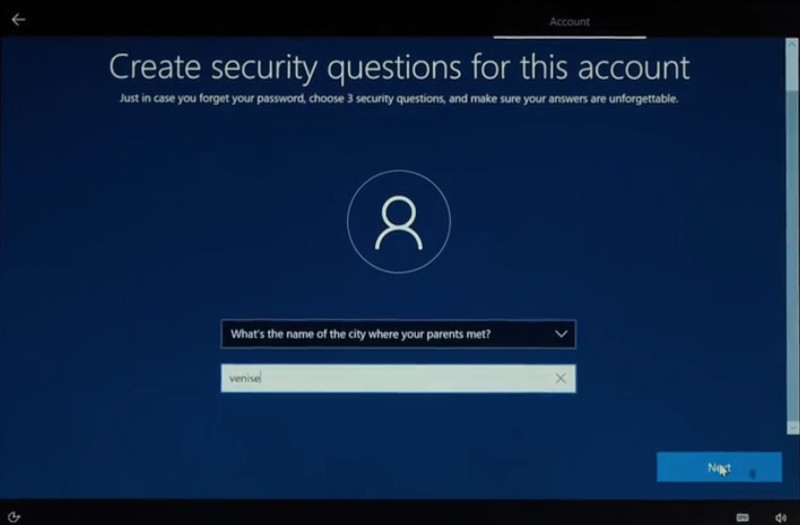 2022 08 16 PRVC MS Procedure d installation de windows 10 Step 02 account 02 FR PLA